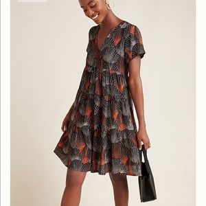 Anthropologie Babydoll Tania Tiered Tunic Dress